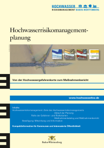 Zu Seite: Kompaktinformation Hochwasserrisikomanagementplanung