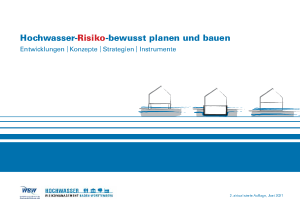 Zu Seite: Broschüre Hochwasserrisikobewusst Planen und Bauen