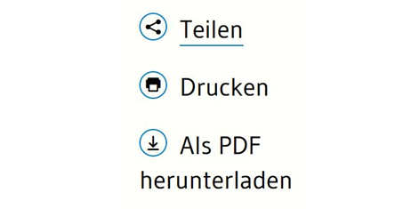 Teilen Drucken und als PDF hernterladen